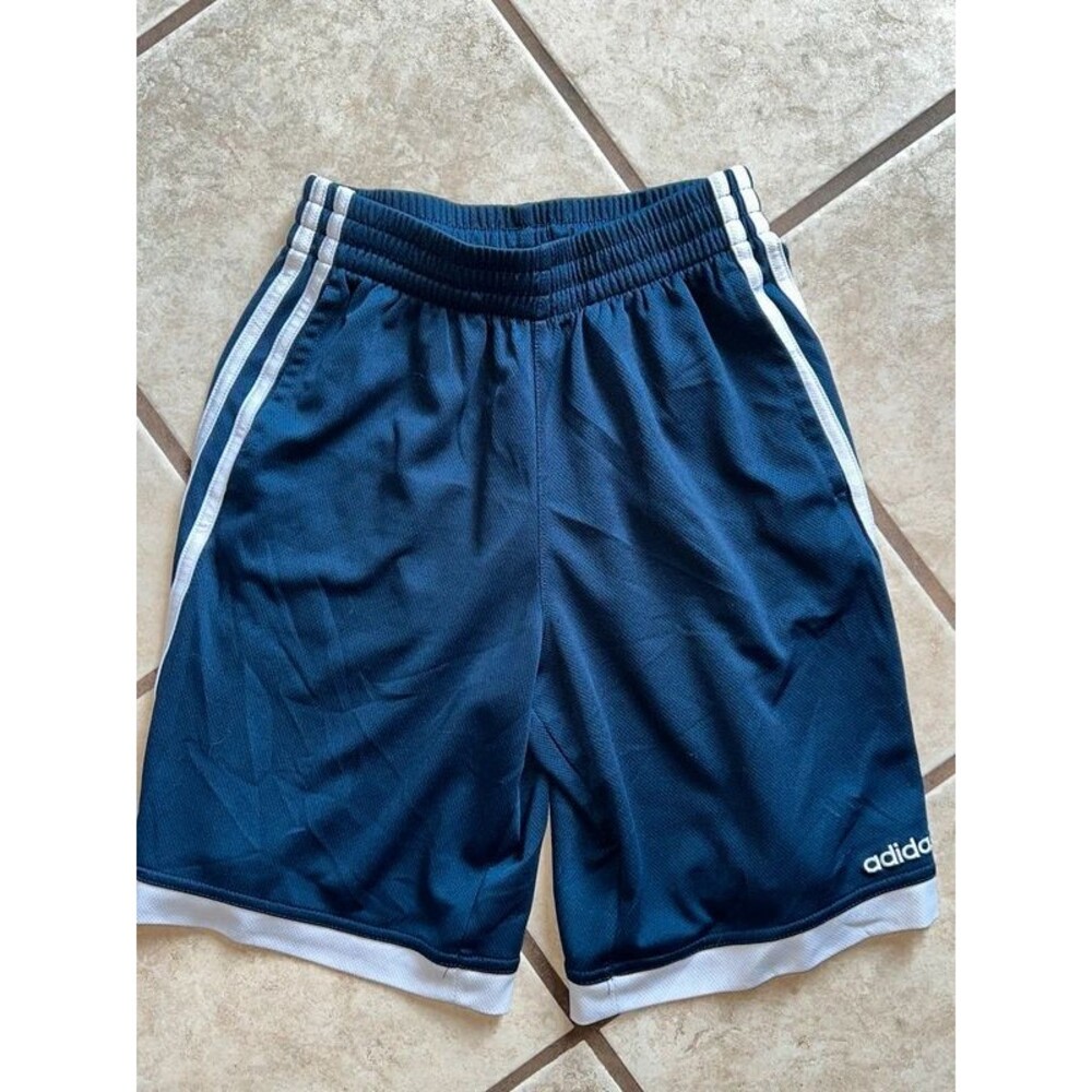 Boys Blue Adidas Shorts Size Medium